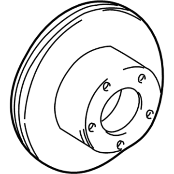 Toyota Brake Rotor - 43512-60171