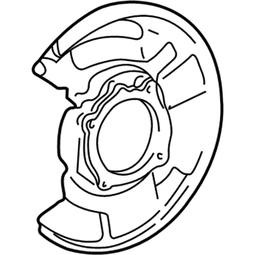 Toyota 47703-35091 Splash Shield