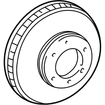 Toyota Brake Rotor - 43512-04020