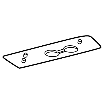 Toyota 63488-60180 Luggage Rack Mount Cushion