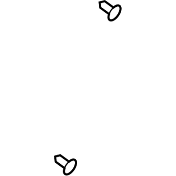 Toyota 67869-20030 Surround Weatherstrip Retainer