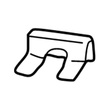 Toyota 85272-75050 Clamp, Headlamp Cleaner 85272-75050 Toyota Clamp, Headlamp Cleaner Illustration 1 of 1
