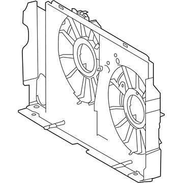 Toyota 16711-36180 Fan Shroud