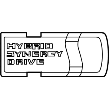 Toyota 75441-33170 Nameplate