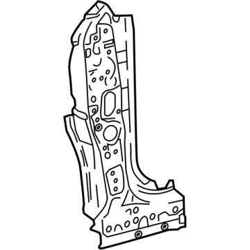 Toyota 61109-06180 Hinge Pillar Reinforcement