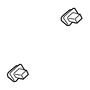 Toyota 62489-28010 Head Air Bag Clip