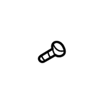 90168-40086 Toyota Foot Rest Screw Illustration 1 of 1