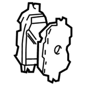 Toyota Celica Brake Pads - 04465-2B010