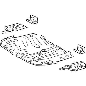 Toyota 58301-47320 Rear Floor Pan