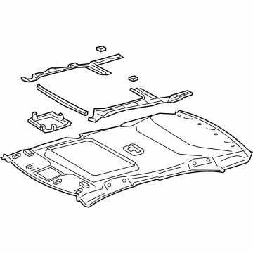 Toyota 63310-12P80-A1 Headliner