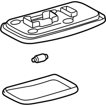 Toyota 81240-12060-P0 Dome Lamp Assembly