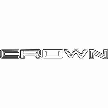 Toyota Crown Signia Emblem - 75441-30480