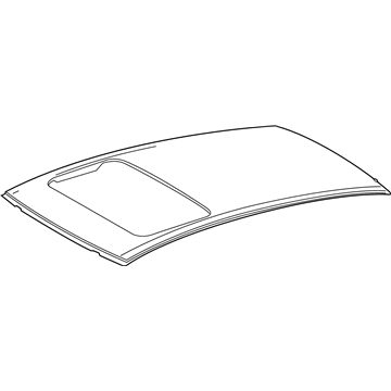 63111-06610 Toyota Roof Panel Illustration 1 of 1