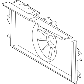 Toyota 16711-0D072 Fan Shroud