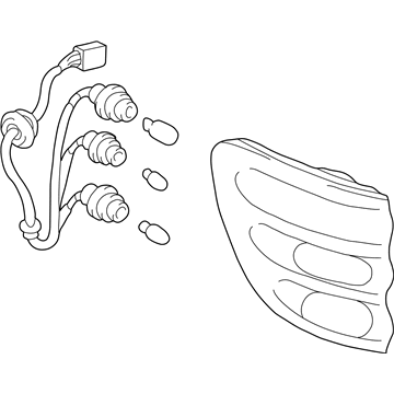 Toyota 81550-0C020 Tail Lamp Assembly