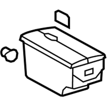 58801-48040-B1 Toyota Box Assembly, Gray, Upper Illustration 1 of 1