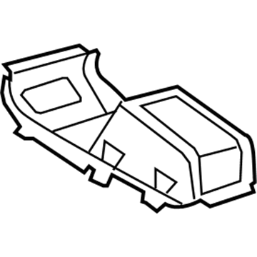 58834-48060-A0 Toyota Lower Cover Illustration 1 of 1