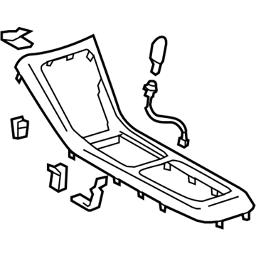 58921-48030-A0 Toyota Upper Cover, Rear Illustration 1 of 1