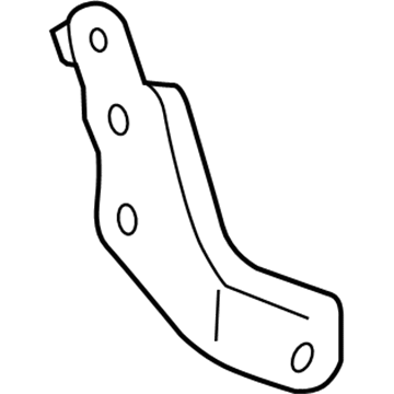 17119-31140 Toyota Bracket, Driver Side Illustration 1 of 1