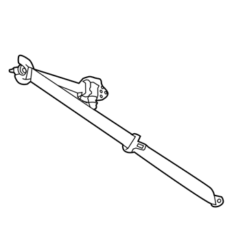 Toyota 73360-0E070-B0 Belt & Retractor