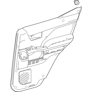 Toyota 67610-35E50-C1 Door Trim Panel