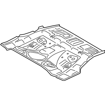 Toyota 58211-06201 Center Floor Pan