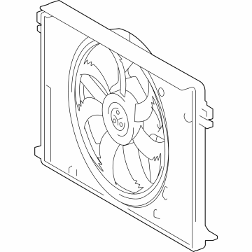 Toyota 16360-25030 Fan Assembly