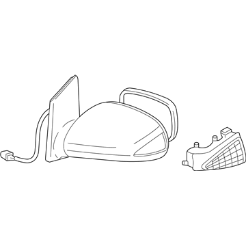Scion 87910-52740-A1 Mirror Assembly