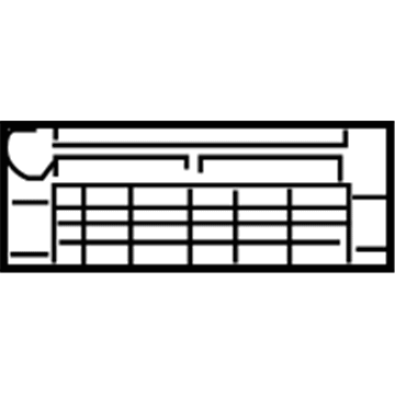 42661-48303 Toyota Info Label Illustration 1 of 1