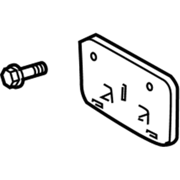Toyota 52114-02040 License Bracket
