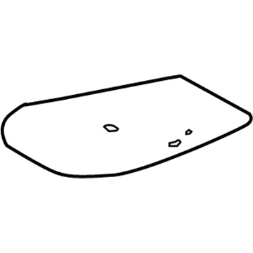 64770-06081 Toyota Spare Cover, Rear Illustration 1 of 1