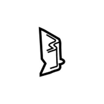 64723-33030-C0 Toyota Side Trim Panel Inner Cover, Lower Illustration 1 of 1