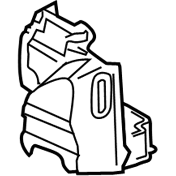 64722-33091-C0 Toyota Side Trim Panel, Rear Driver Side Illustration 1 of 1