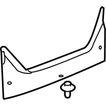 58387-33070 Toyota Rear Panel Trim Illustration 1 of 1