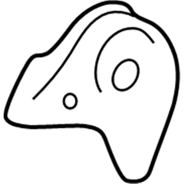 71875-0C010-B1 Toyota Adjust Cover, Passenger Side Illustration 1 of 1