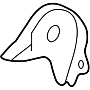 71876-0C030-E0 Toyota Adjust Cover, Driver Side Illustration 1 of 1