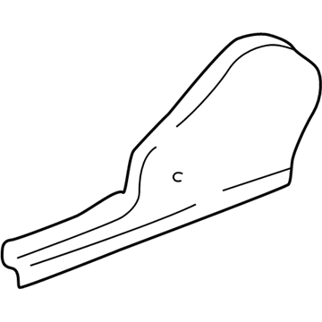 71861-0C020-B1 Toyota Track Cover, Inner Passenger Side Illustration 1 of 1