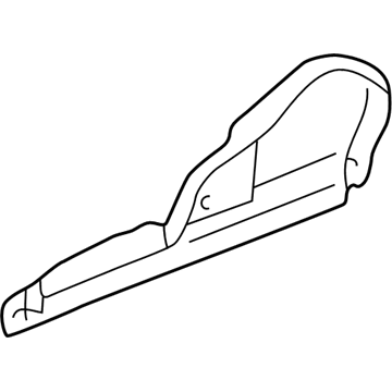 71811-0C020-E0 Toyota Track Cover, Passenger Side Illustration 1 of 1