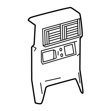 Toyota 58903-35100-C0 Rear Panel Trim