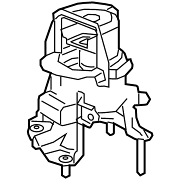 Toyota 12371-F0020 Rear Mount