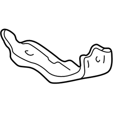 53845-AA010 Toyota Fender Brace, Passenger Side Illustration 1 of 1