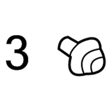 Toyota 90467-11063 Molding Retainer