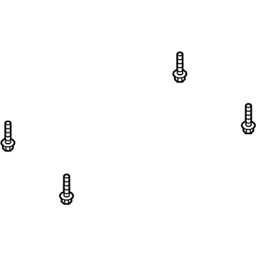 Toyota 90119-A0430 Tank Strap Bolt