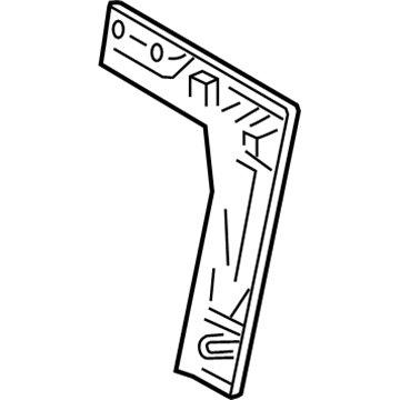 71017-06080 Toyota Seat Back Frame, Passenger Side Illustration 1 of 1