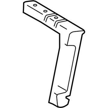 71651-06070 Toyota Seat Back Pad, Passenger Side Illustration 1 of 1