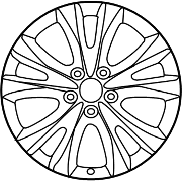 Toyota 42611-42561 Wheel, Alloy