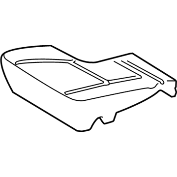 79135-AE030 Toyota Seat Cushion Pad, Center Illustration 1 of 1