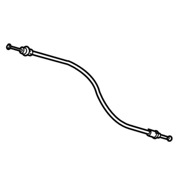 69770-35030 Toyota Lock Cable, Rear Illustration 1 of 1