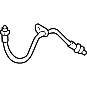 90947-02F63 Toyota Flex Hose, Rear Driver Side Illustration 1 of 1