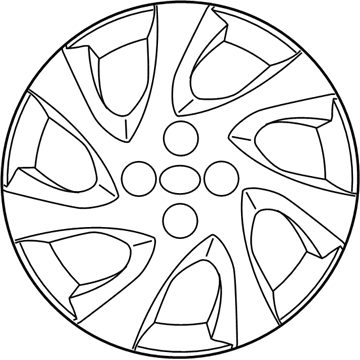 42602-WB002 Toyota Wheel Cover Illustration 1 of 1